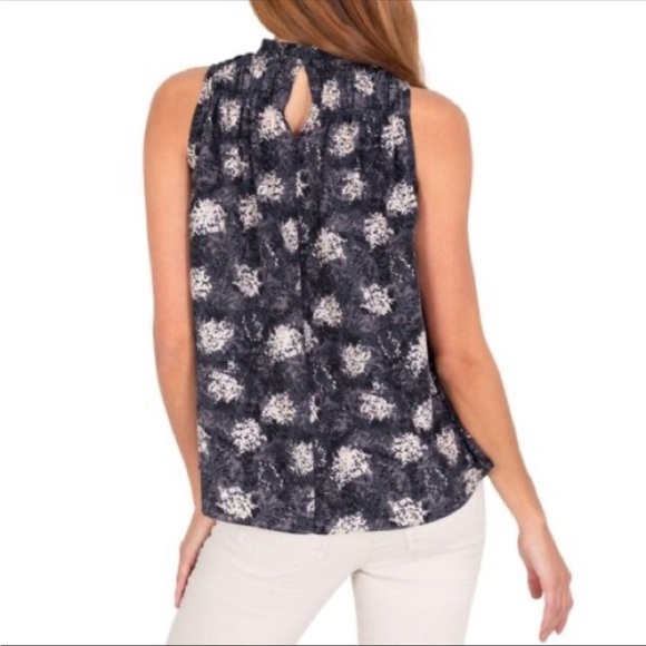 Joie Baltic Smock Sleeveless Print Top - Picture 3 of 10